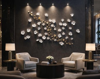River of Life – Flower Wall Installation