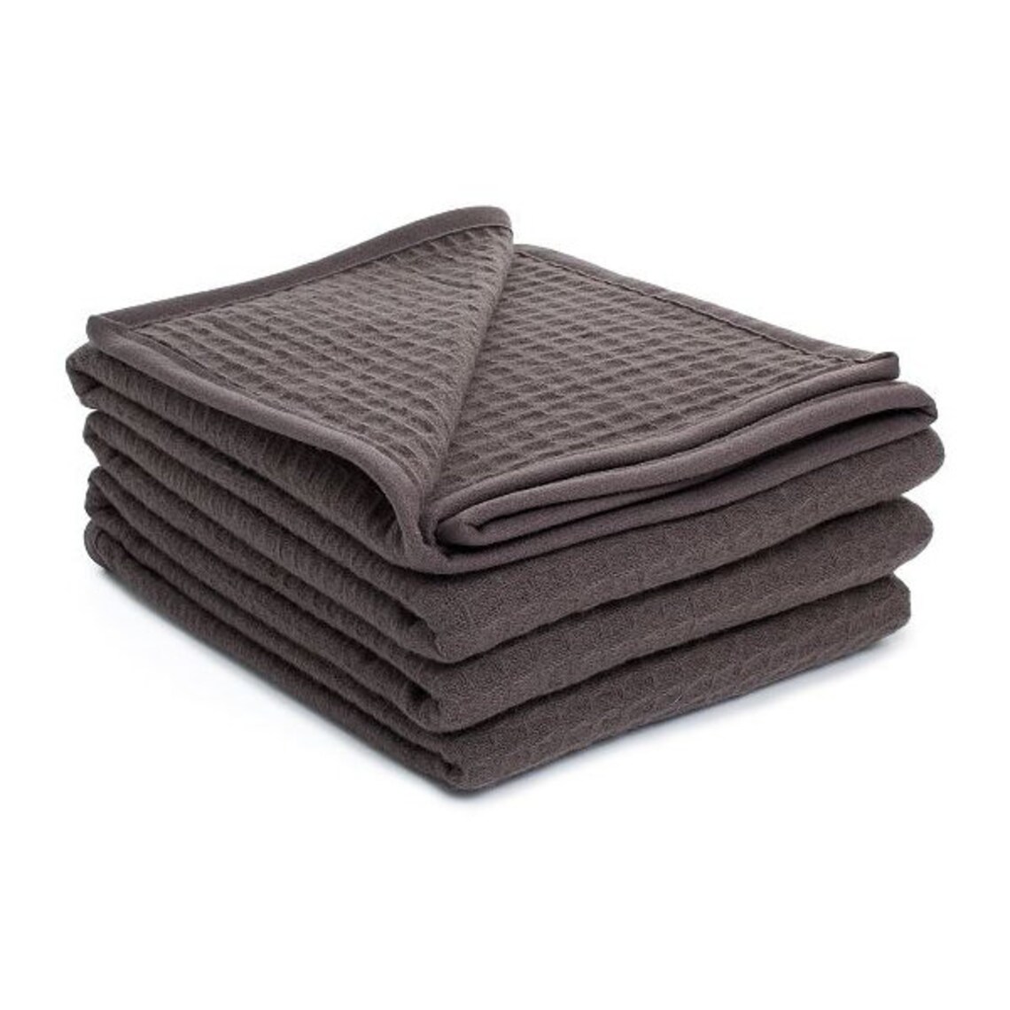 Cotton Bed Blanket 100 Ring Spun Woven Waffle Small Etsy