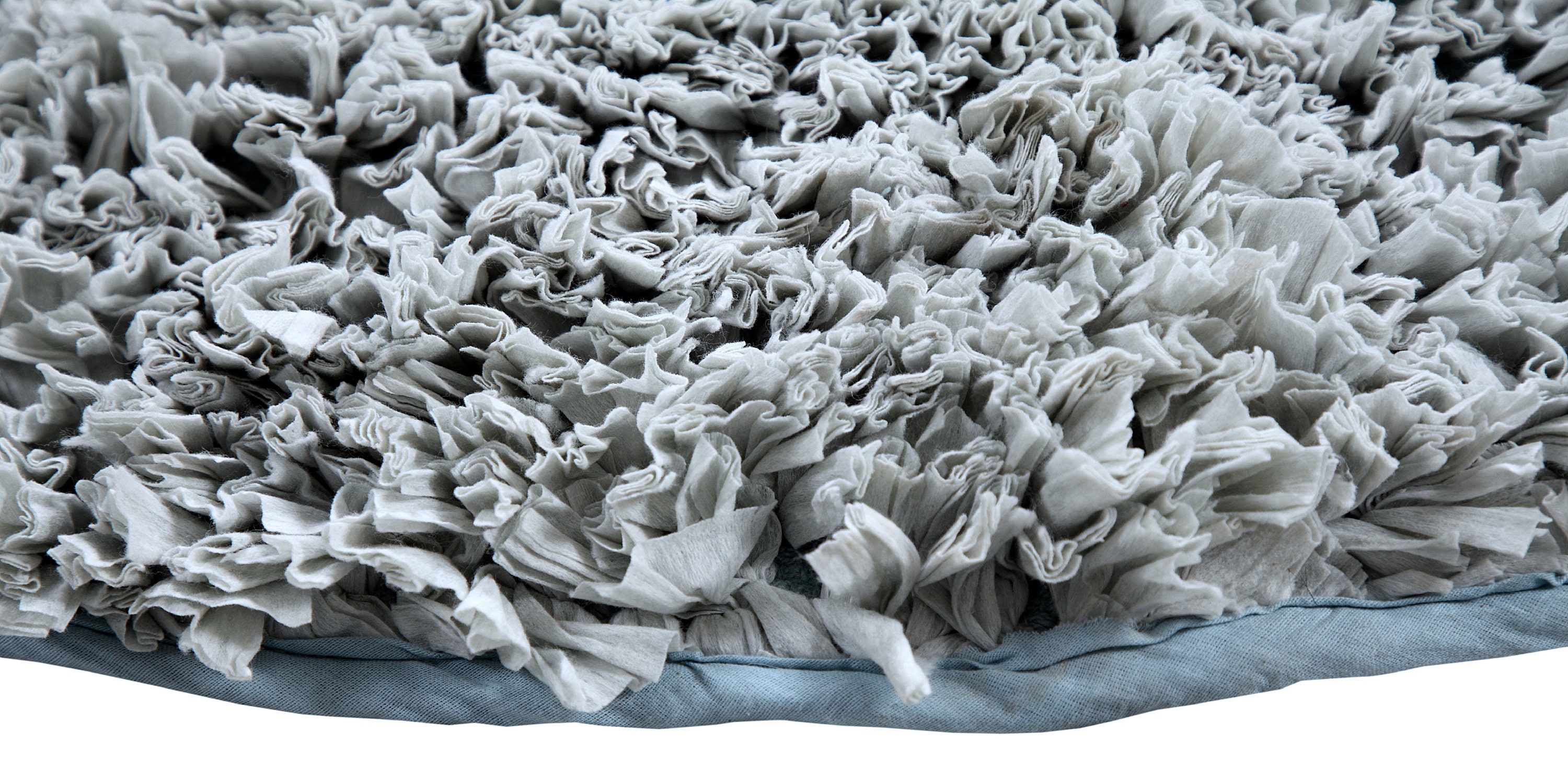 Shaggy Accent Rug Paper Chindi Handloom Tufted Floor Mat Etsy UK