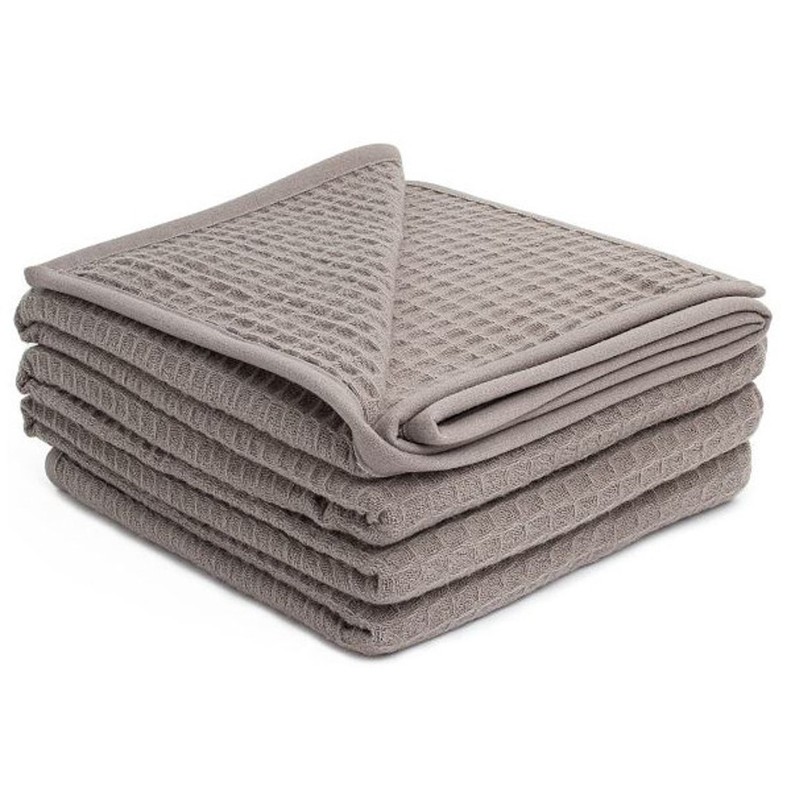 Cotton Bed Blanket 100 Ring spun Woven Waffle Small Etsy