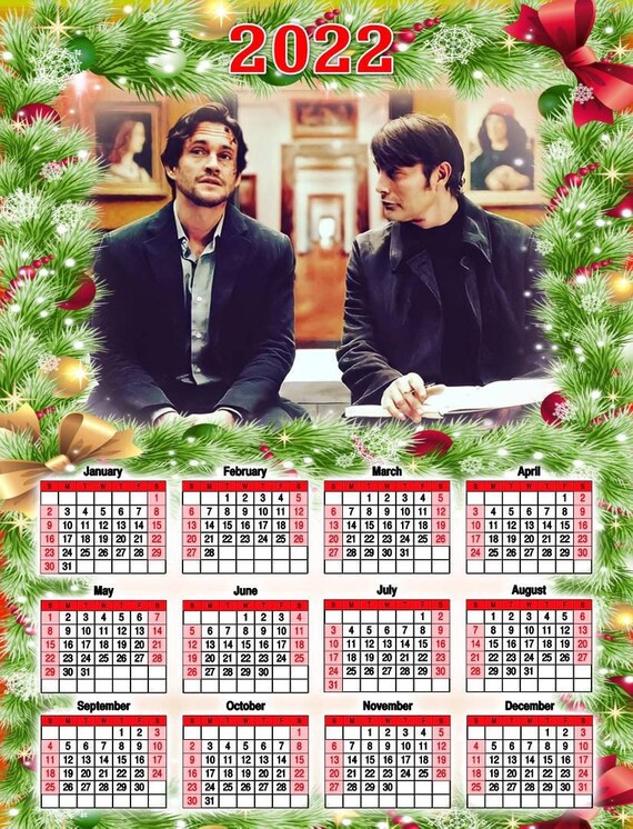 Hannibal Christmas 2022 Hannigram 2022 Calendar Hannibal Poster Christmas | Etsy