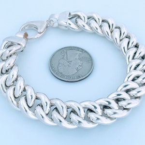 VTG Taxco Mexico Modernist Link Bracelet 925 Sterling Silver VTG Taxco Mexico Modernist Link Bracelet 925 Sterling Silver