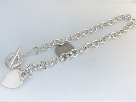 Tiffany & Co. | Jewelry | 2 Return To Tiffany Heart Tag Toggle Necklace  Plus Size Full Figured | Poshmark