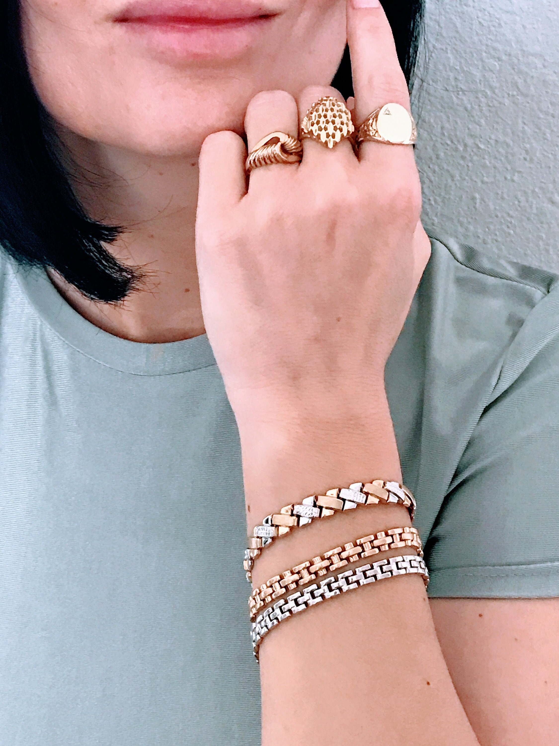 10K Yellow Gold スターバングル
