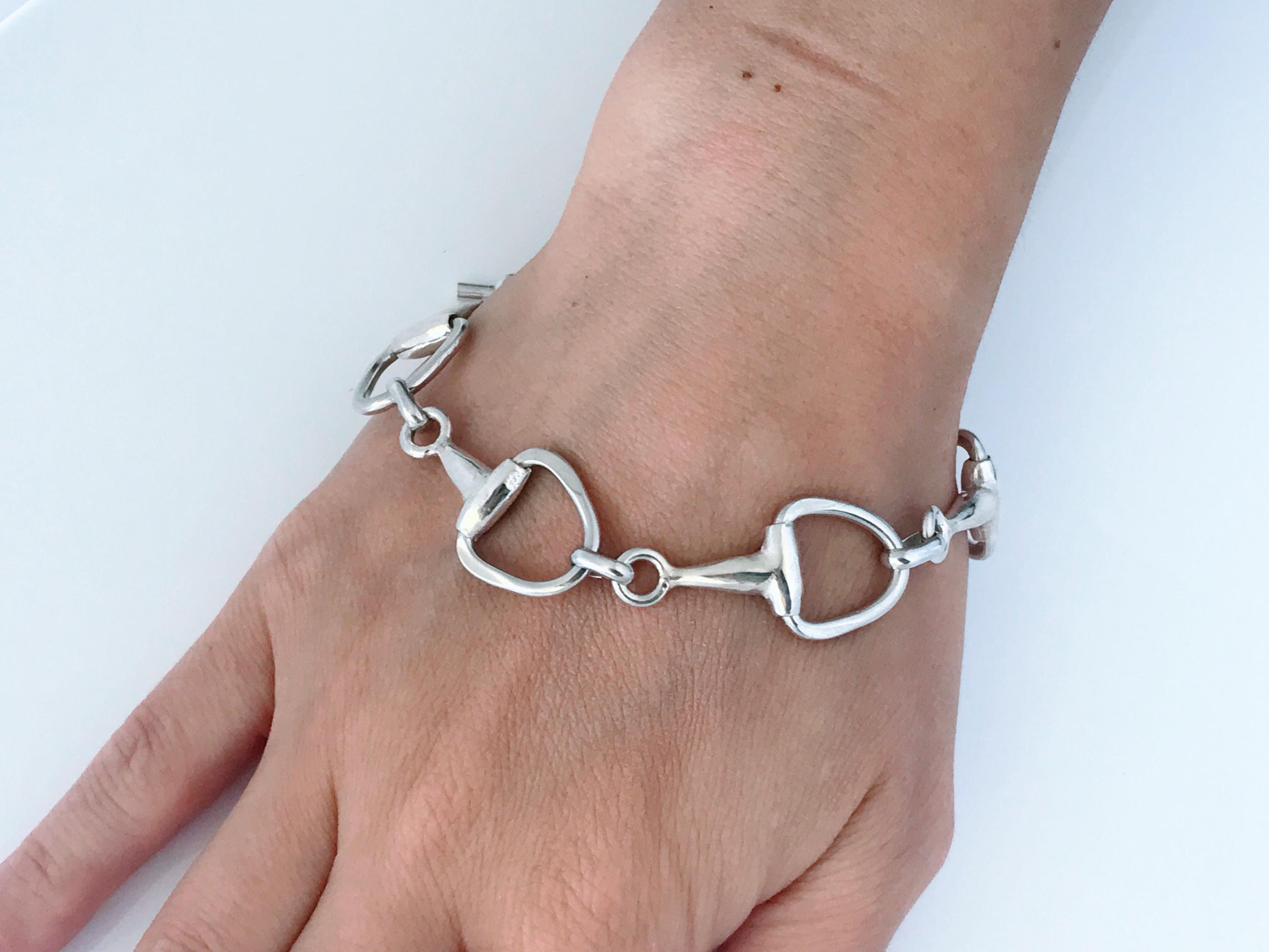 VTG Mexico Modernist Link Bracelet 925 Sterling Silver, Retro Horse Snaffle Bit Horseshoe Stirrup Link Bracelet, Bold Equestrian Chain Link - Etsy VTG Mexico Modernist Link Bracelet 925 Sterling Silver, Retro Horse Snaffle Bit Horseshoe Stirrup Link Bracelet, Bold Equestrian Chain Link - Etsy