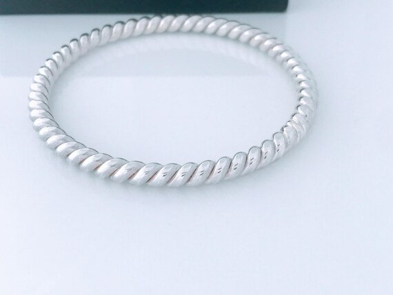 Retro Mexico Solid 925 Sterling Silver Twisted Ca… - image 7