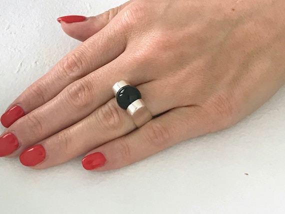 Silpada black outlet onyx ring