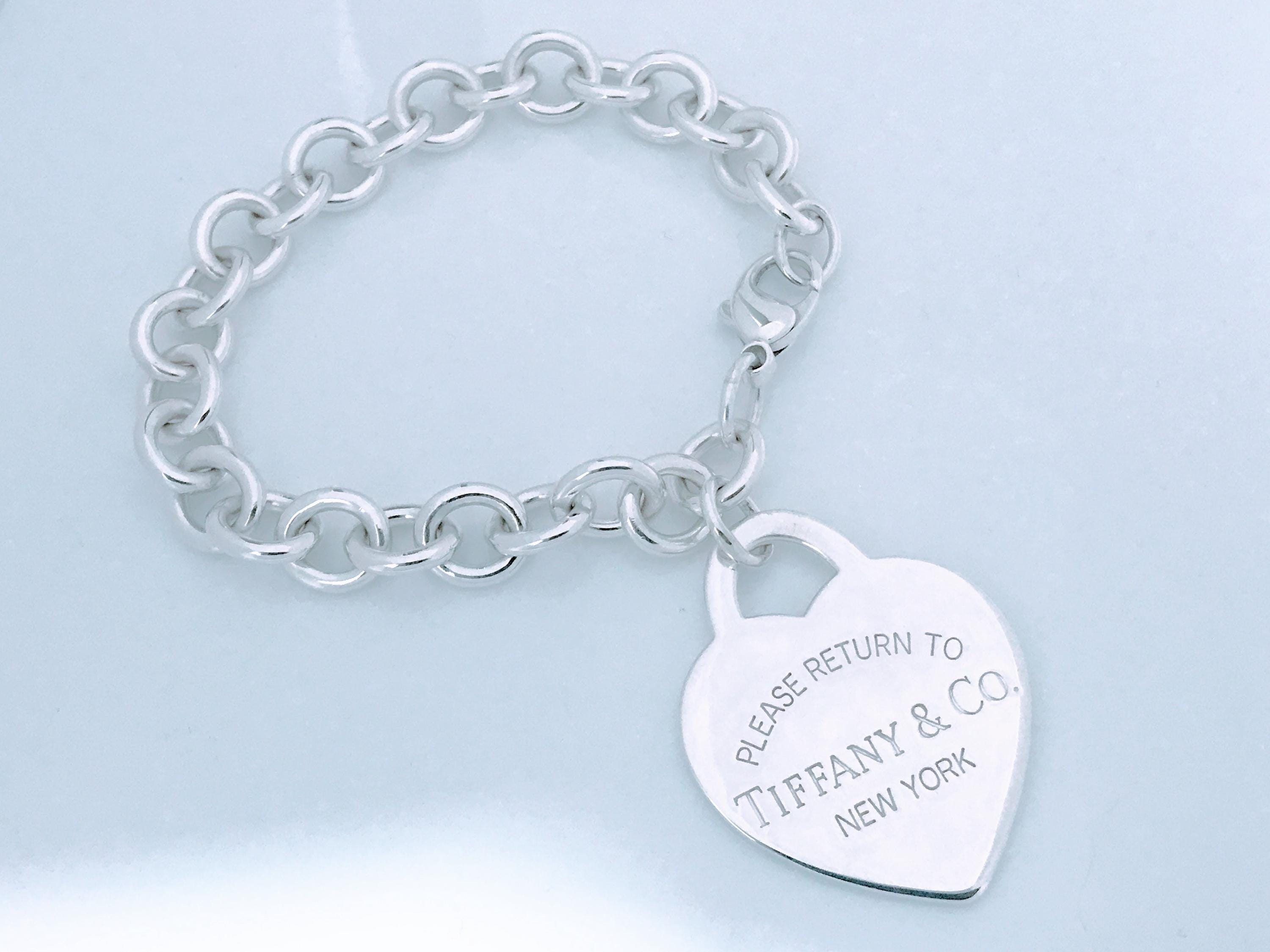 TIFFANY ティファニー ラウンド ラージ XL シルクコード 925 ティファニー 1837™ ダブル ロック ブレスレット スターリングシルバー