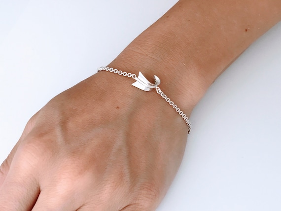 Authentic Tiffany Co. Bent Arrow Sterling Silver Bracelet Pouch Tiffany Angela Cummings 925 Silver Curved Arrow Bracelet Vintage Rare Etsy
