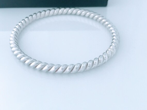 Retro Mexico Solid 925 Sterling Silver Twisted Ca… - image 5