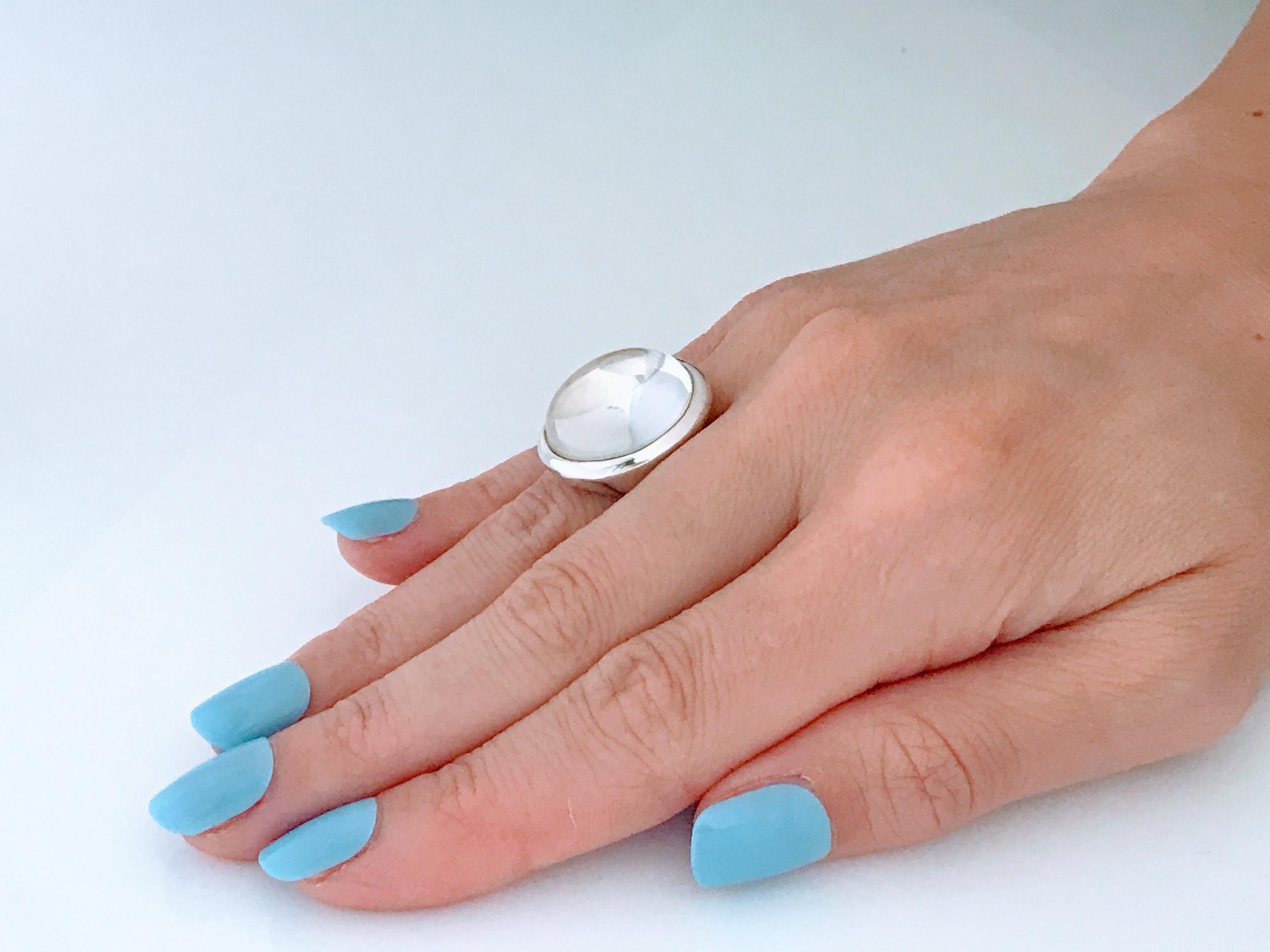 RLM Studio Sterling Silver Pools of Light Ring, Robert Lee Morris