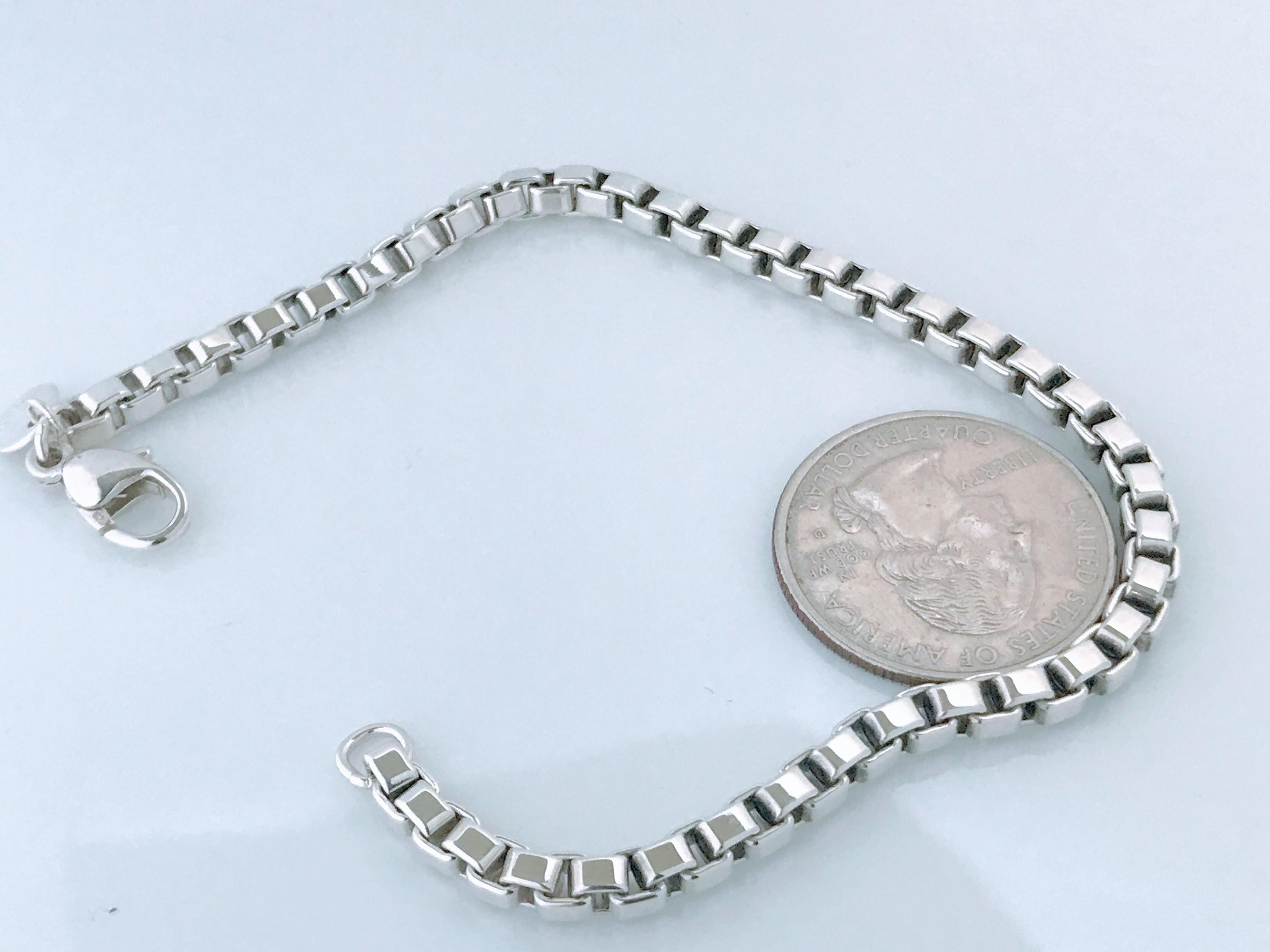 Authentic Tiffany & Co. Sterling Silver Venetian Link Bracelet