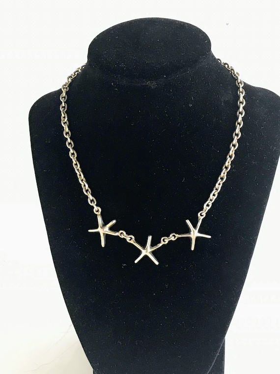 Vintage JRI Mexico Sterling Silver Starfish Penda… - image 1