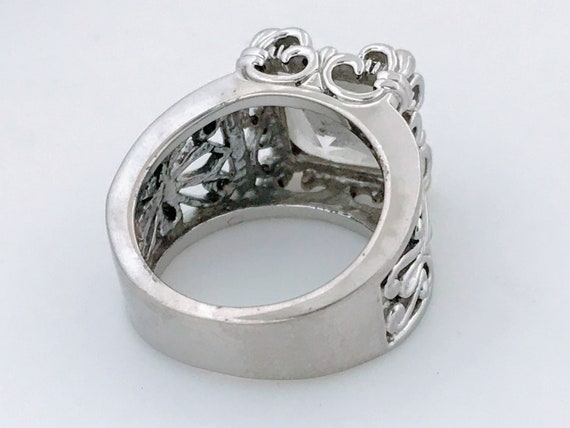 Chunky Silpada Sterling Silver Princess Cut CZ Stone Ring, Silpada Uptown Square Cubic Zirconia 925 Silver Silver Filigree Scroll Ring R0981 - Etsy Chunky Silpada Sterling Silver Princess Cut CZ Stone Ring, Silpada Uptown Square Cubic Zirconia 925 Silver Silver Filigree Scroll Ring R0981 - Etsy