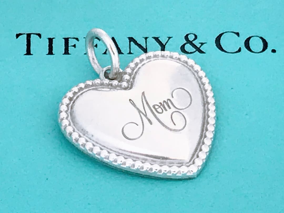 Tiffany & Co Silver Shopping Bag Charm Necklace Pendant Charm Chain Gift  Love