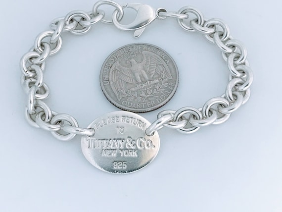return to tiffany oval bracelet