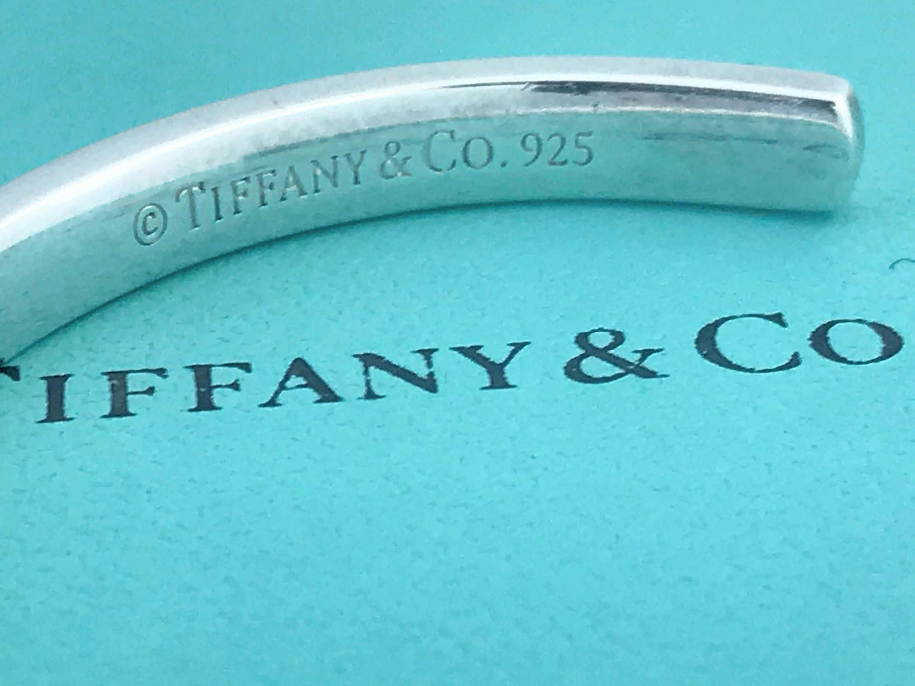 Authentic Tiffany Co. 1837 Sterling Silver 925 Cuff Bracelet -  Israel