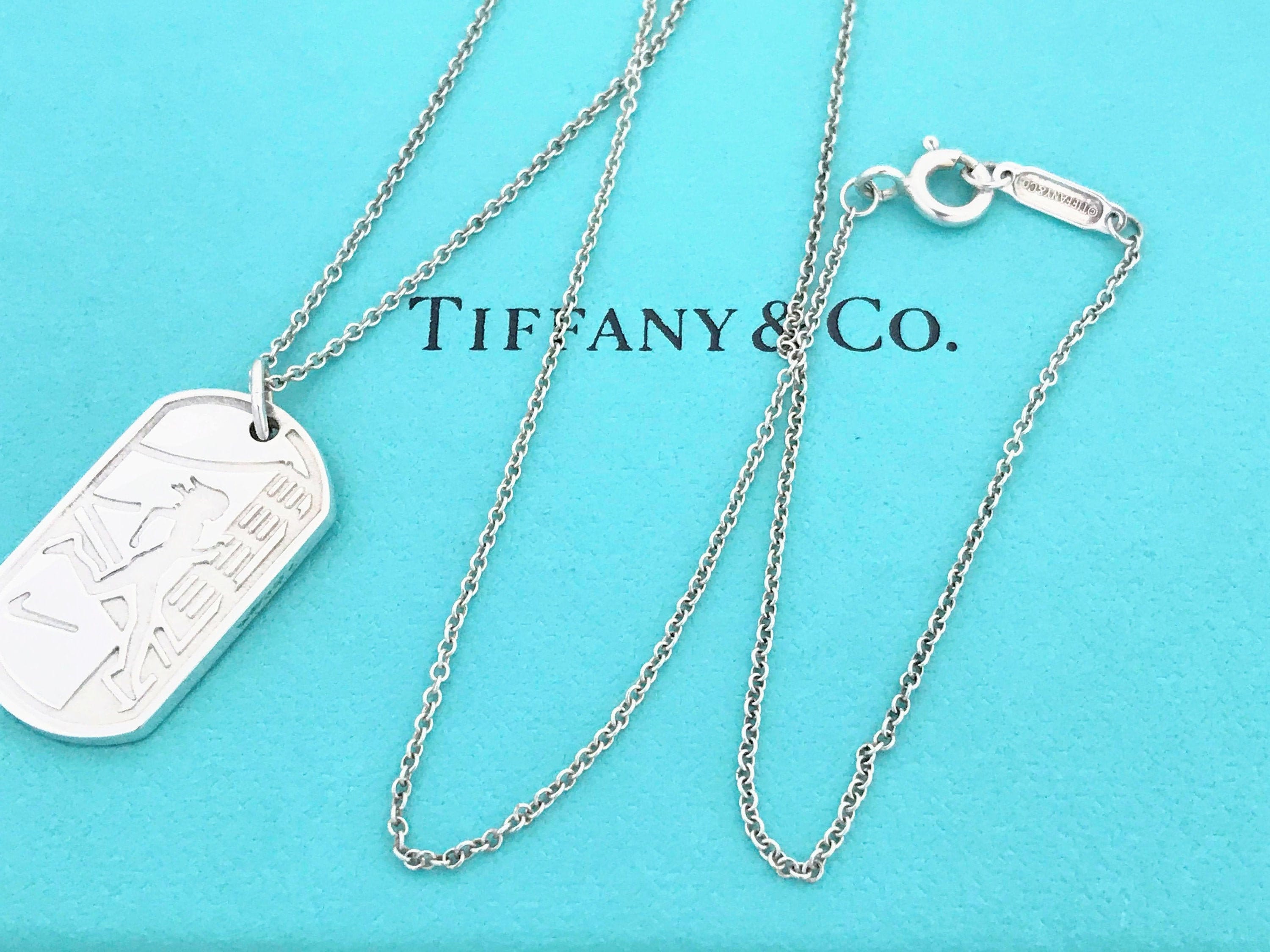 Tiffany & Co. | Jewelry | Tiffany Co Heart Tag Chain Necklace Sterling  Silver 925 | Poshmark
