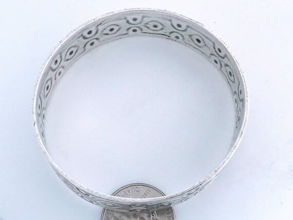 Artisan Made Sterling Silver Modernist Bangle Bra… - image 10