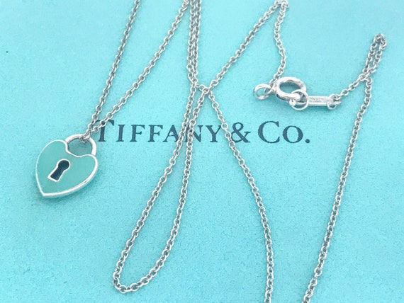 Tiffany & Co Vintage Lock Pendant Necklace