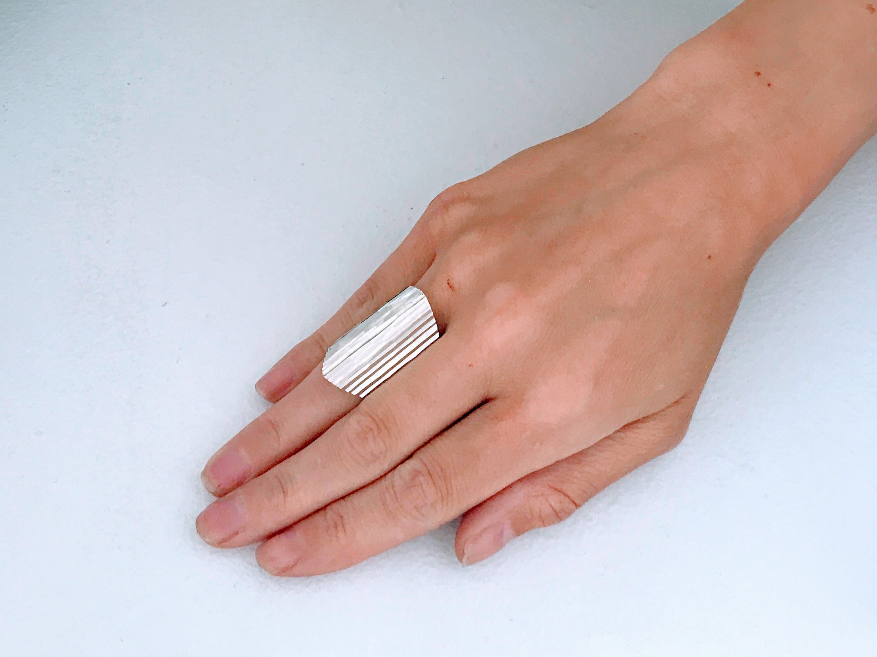 VTG Taxco Modernist Sterling Silver Thick Wide Ring Band - Etsy