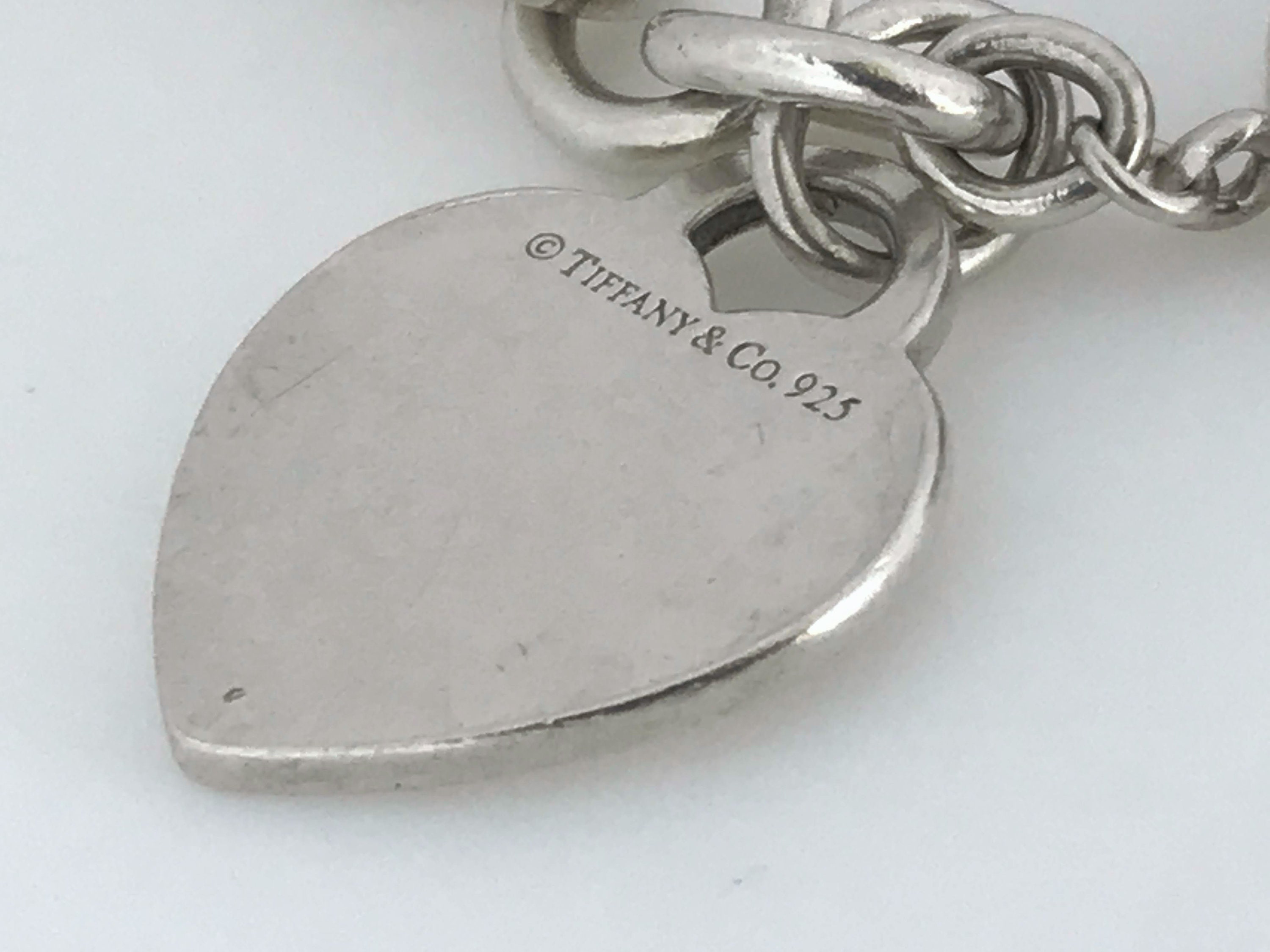 Authentic Tiffany & Co. Sterling Silver Heart Tag Toggle - Etsy ...
