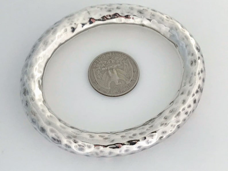 Chunky Textured 925 Silver Bangle Big Wide Modernist Rolled Silver Bangle Thick Heavy Oval Hammered Sterling Silver Bangle Bracelet Cuff