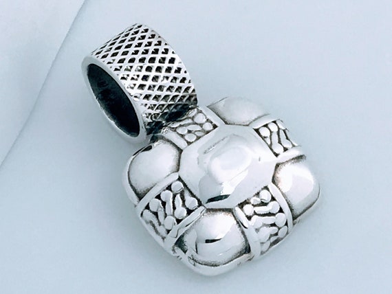 Cross Pendant Textured Oxidized Raised Design Sterling Silver Cross Pendant Textured Oxidized Raised Design Sterling Silver