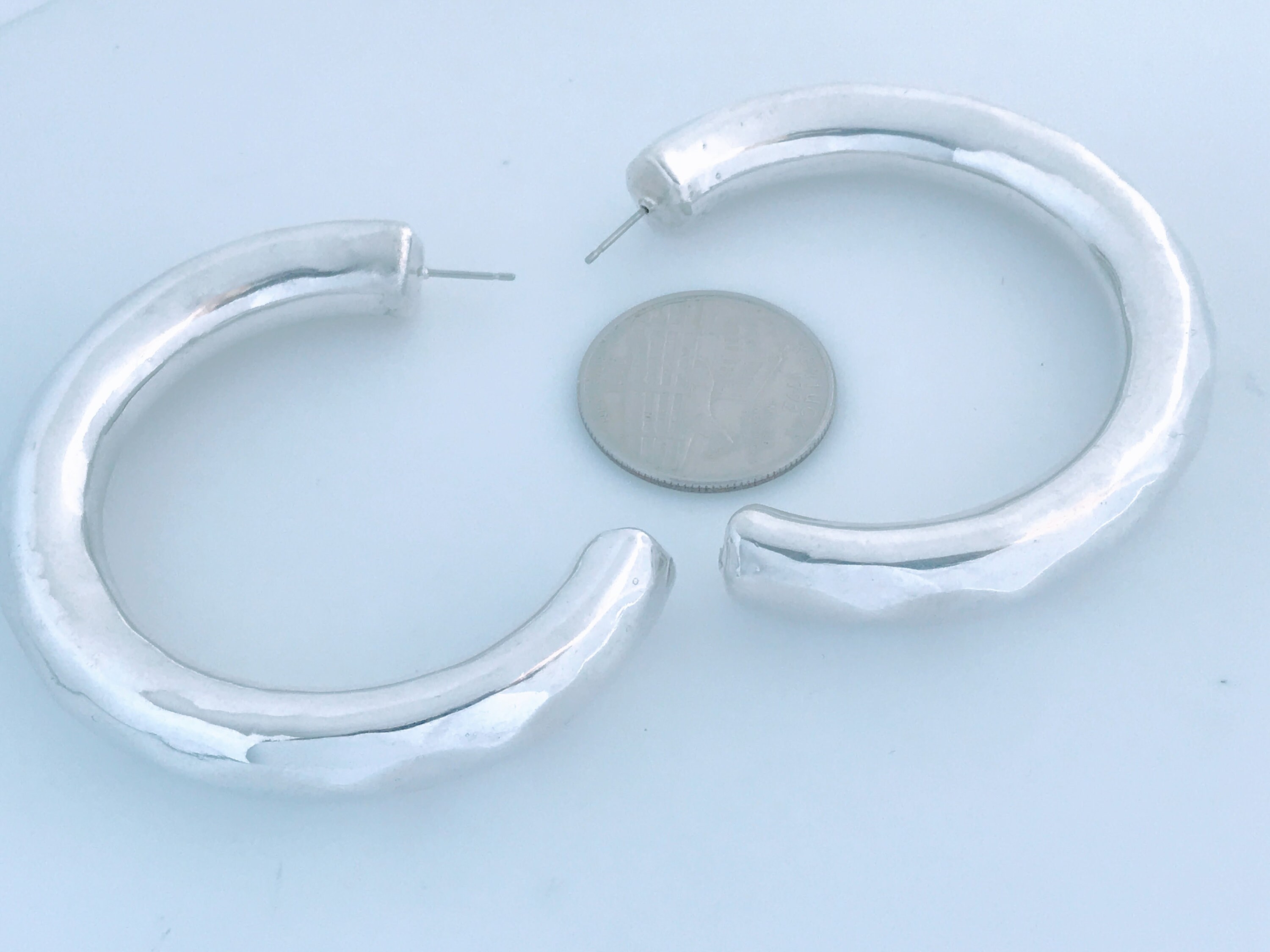 SILVER925 VOLUME HOOP EARRINGS/シルバー/ピアス YArKA ピアス 「YArKA/ヤーカ」silver925 volume hoop pierce