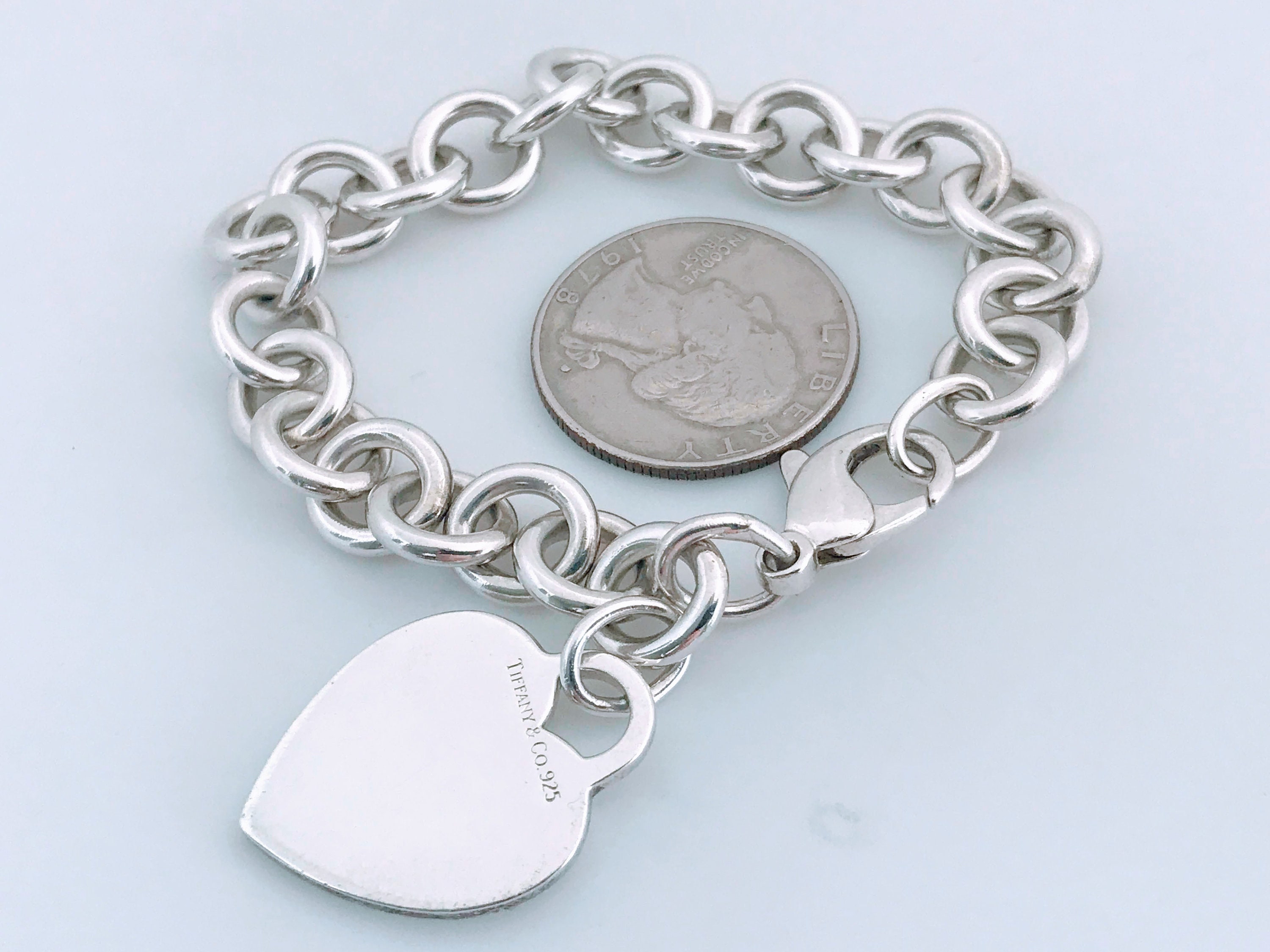 Authentique Tiffany \u0026 Co Heart Bracelet 