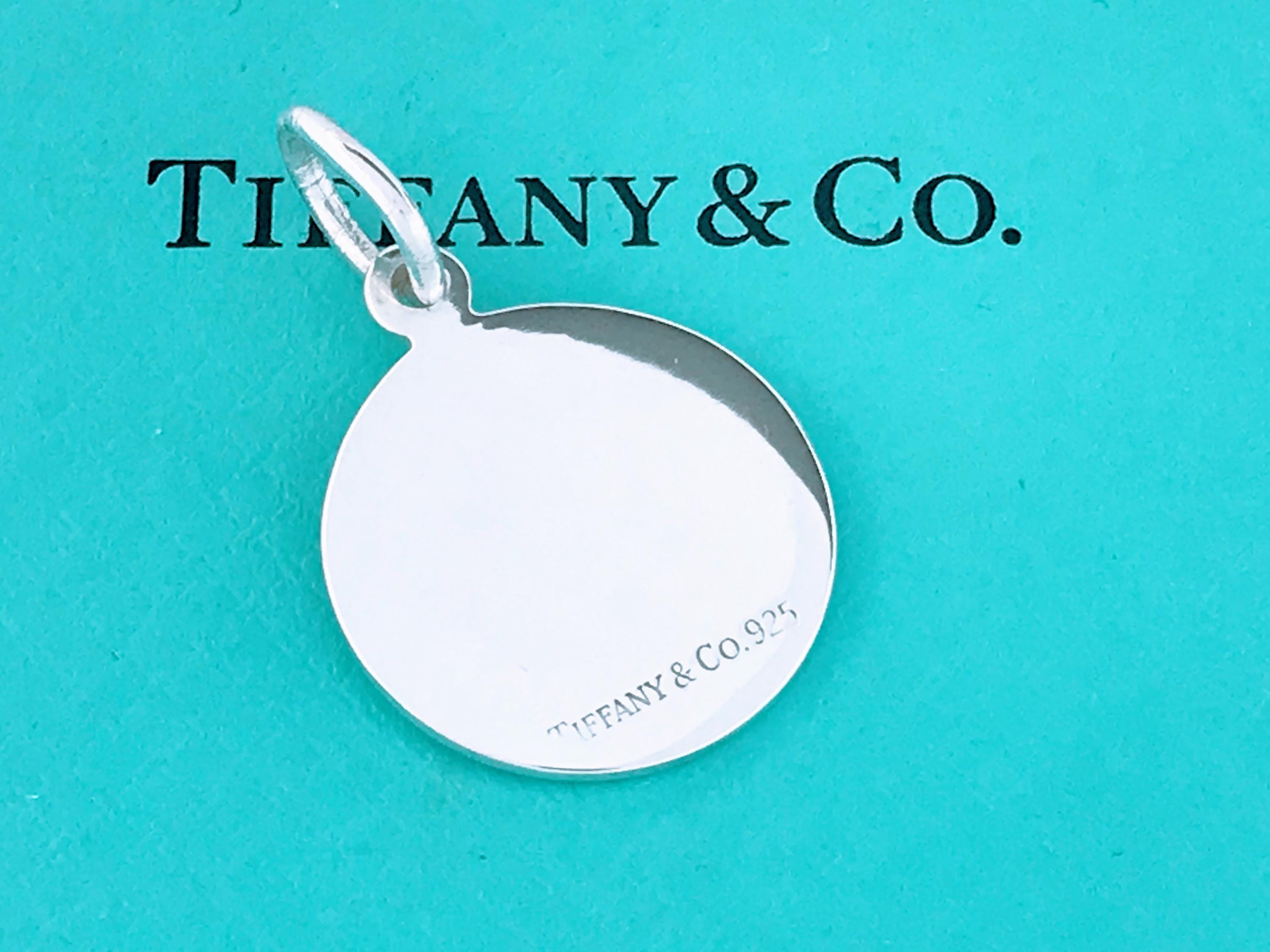 Tiffany & Co. ドッグタグ チャーム 925 Tiffanys and Co Dog Tag - Etsy