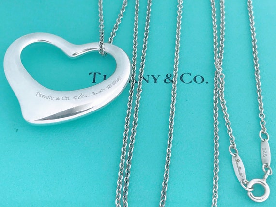 Authentic Tiffany & Co. Elsa Peretti Large Open Sterling - Etsy 日本