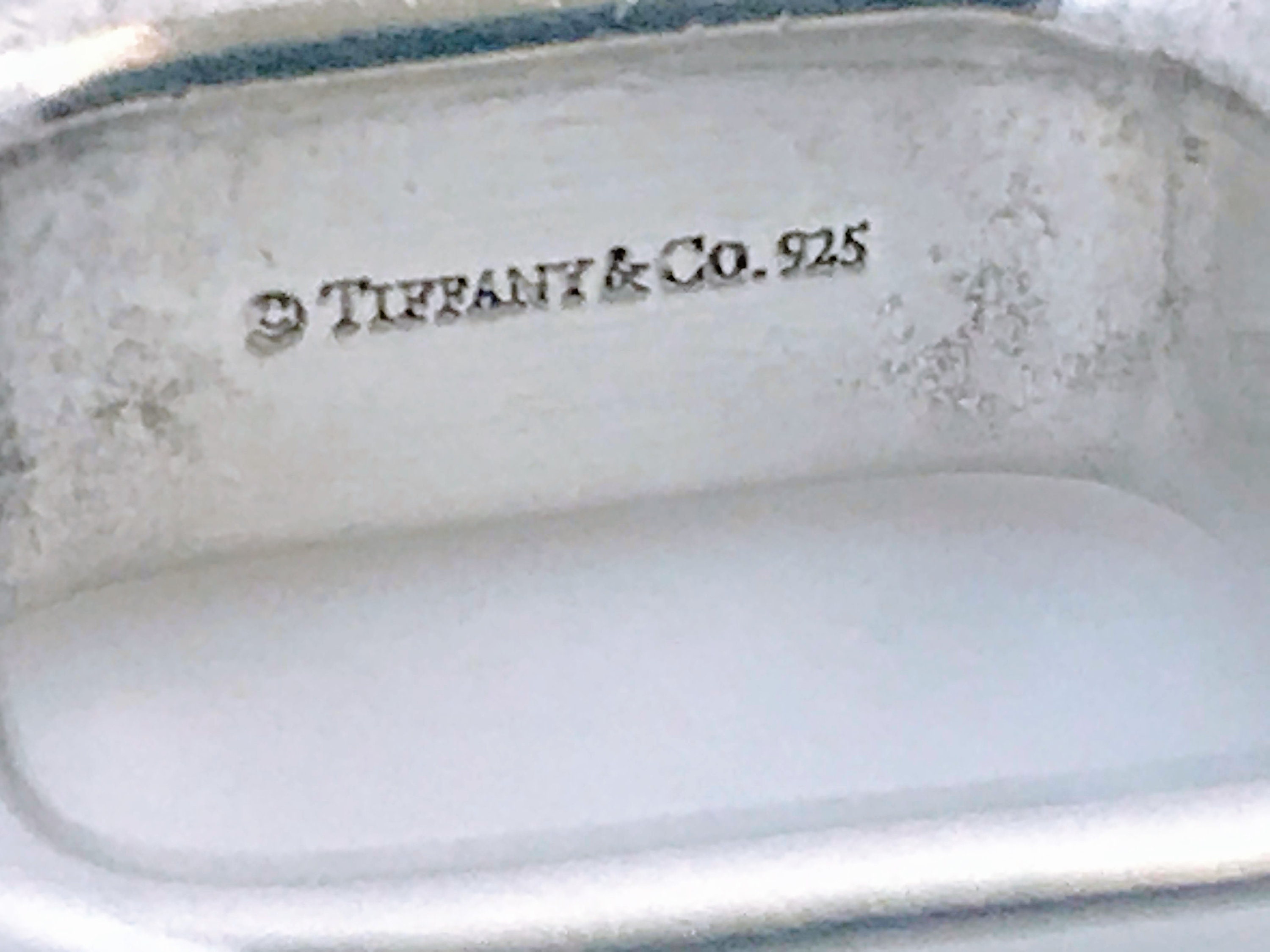 Authentic Tiffany & Co. Sterling Silver 1837 Cushion Square - Etsy
