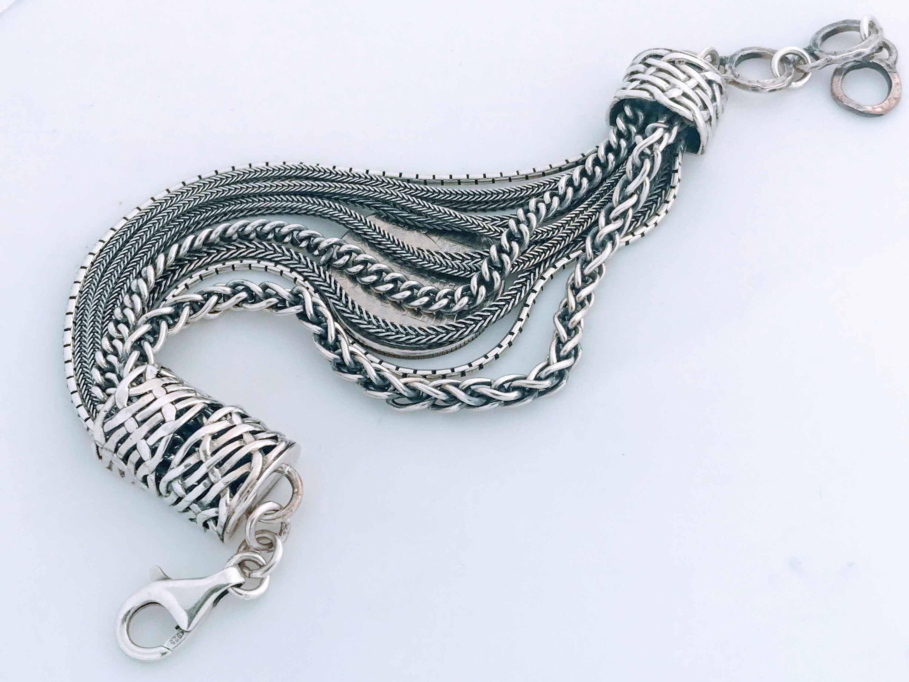 Multi Chain Sterling Silver 