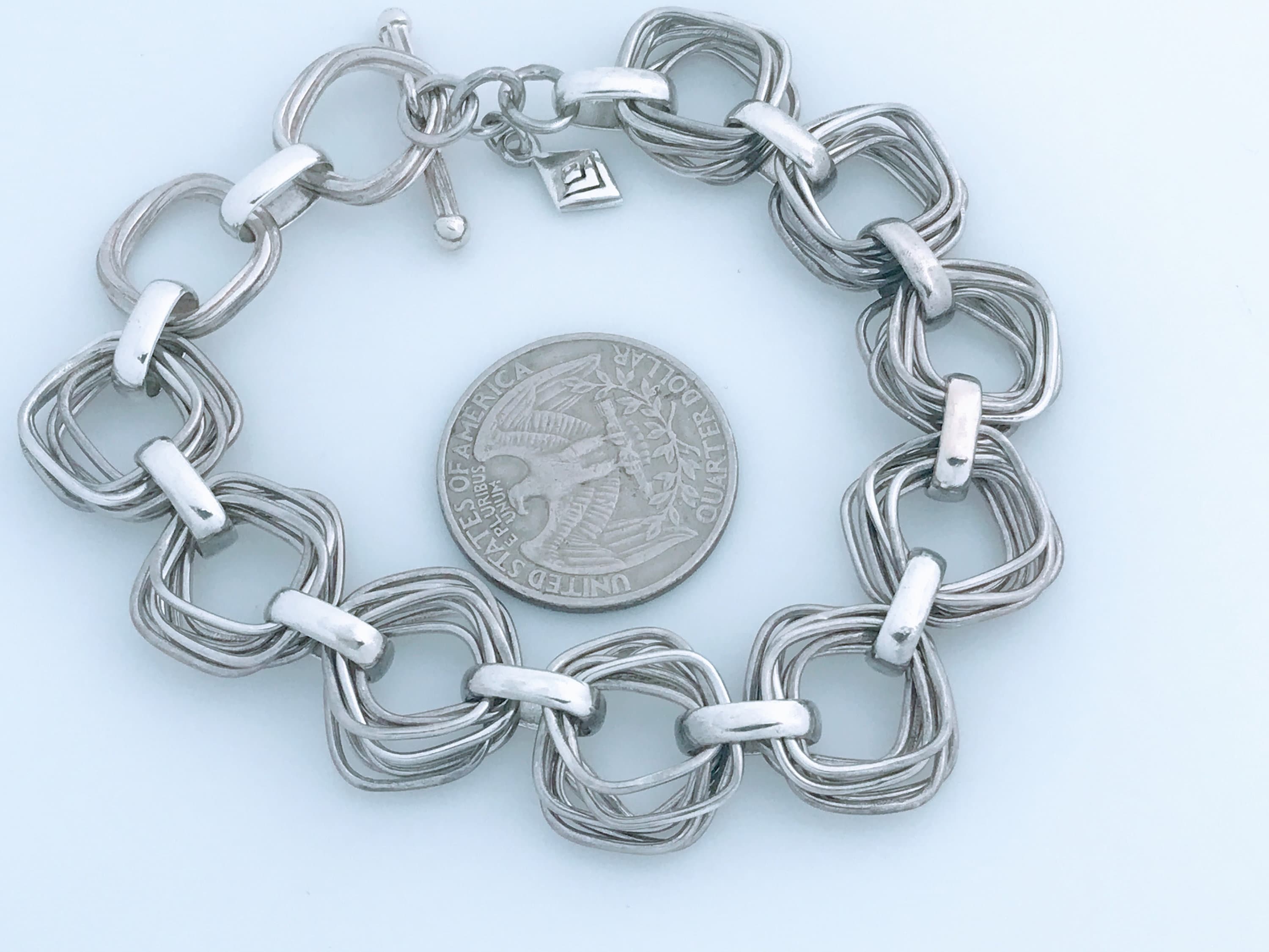 【2plan】23FW★ [MADE] 025 Wave ball toggle bracelet Weave Toggle Bracelets – Amy Waltz Designs