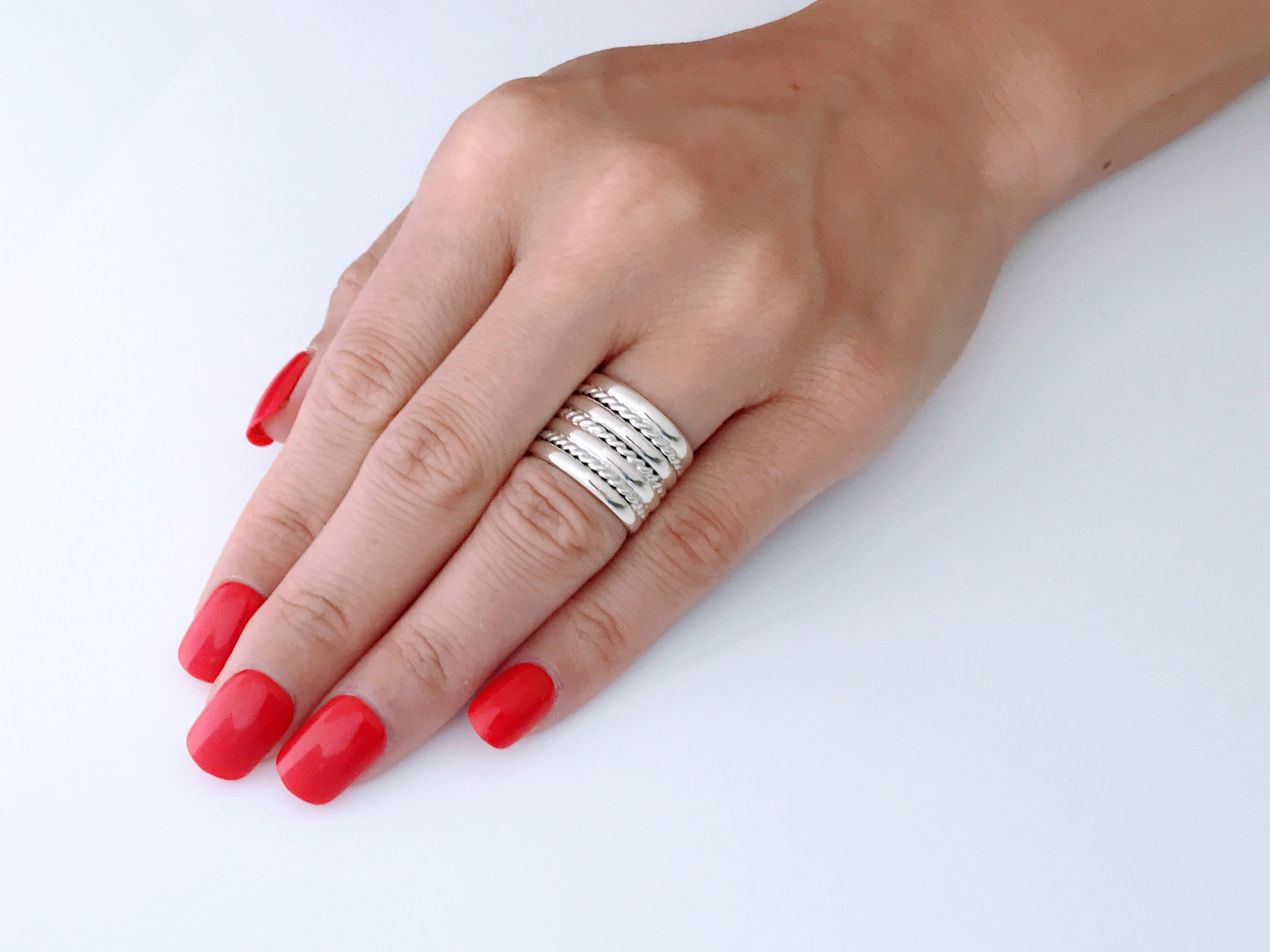 Sterling Modernist Ring Mexico - Etsy