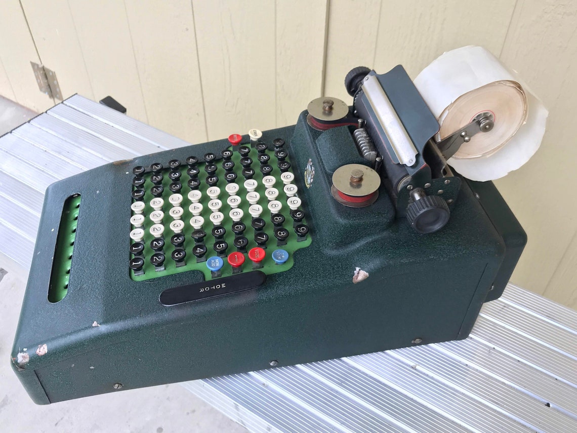 Vintage Victor Adding Machine Model W Patented 1919-1920 Good Condition ...