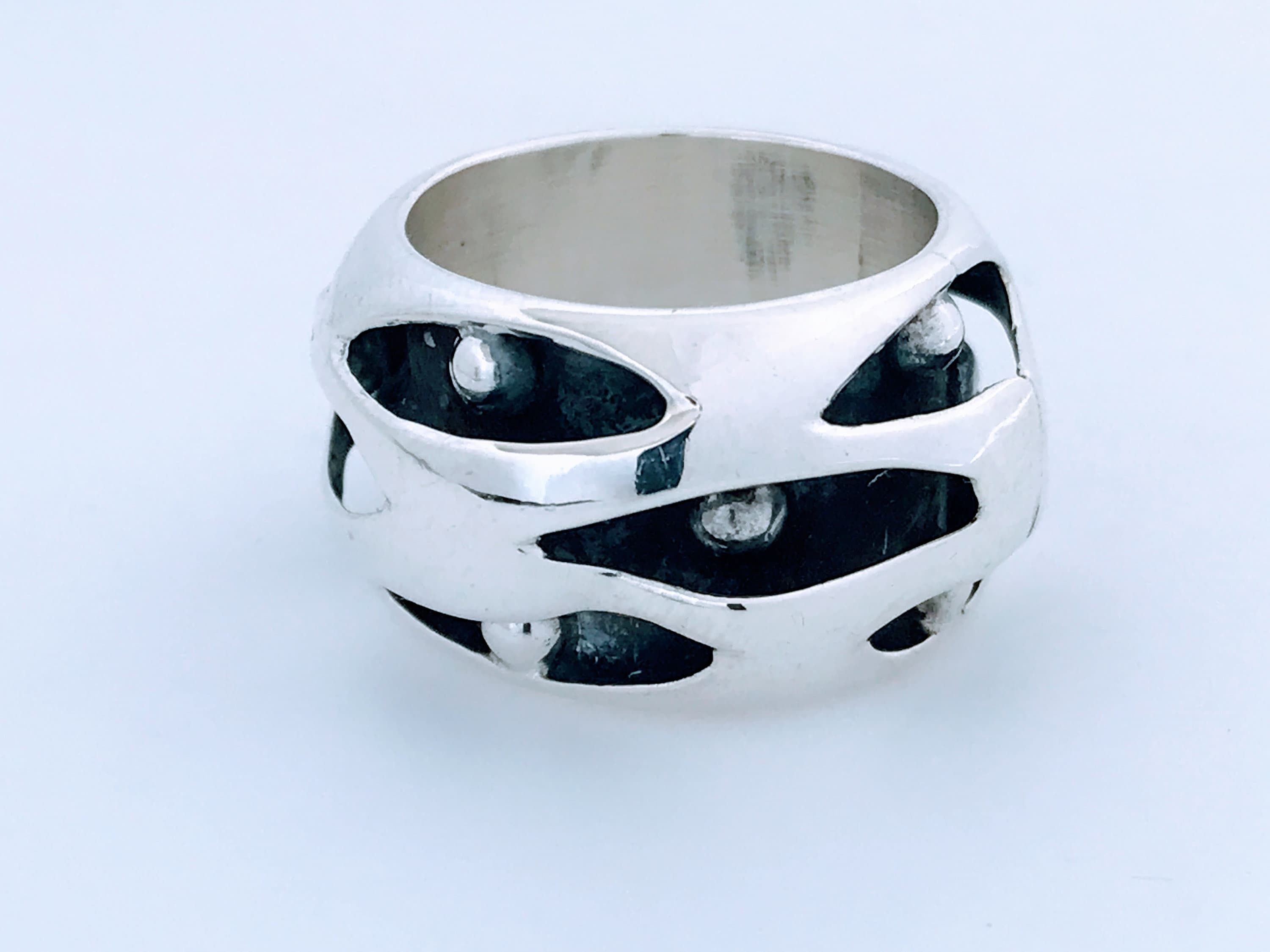 Vintage AVR Antonia Villasana Taxco Mexico 925 Sterling Silver 