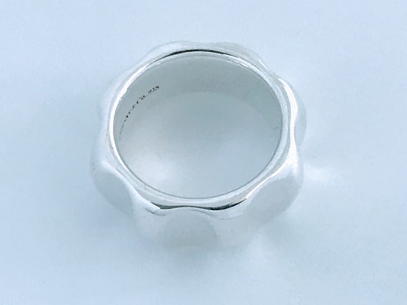 Authentic Tiffany Co. Paloma Picasso Wide Groove Band Ring