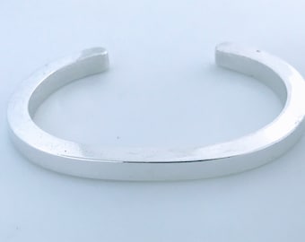 Native American Navajo Tom Hawk Sterling Silver Cuff