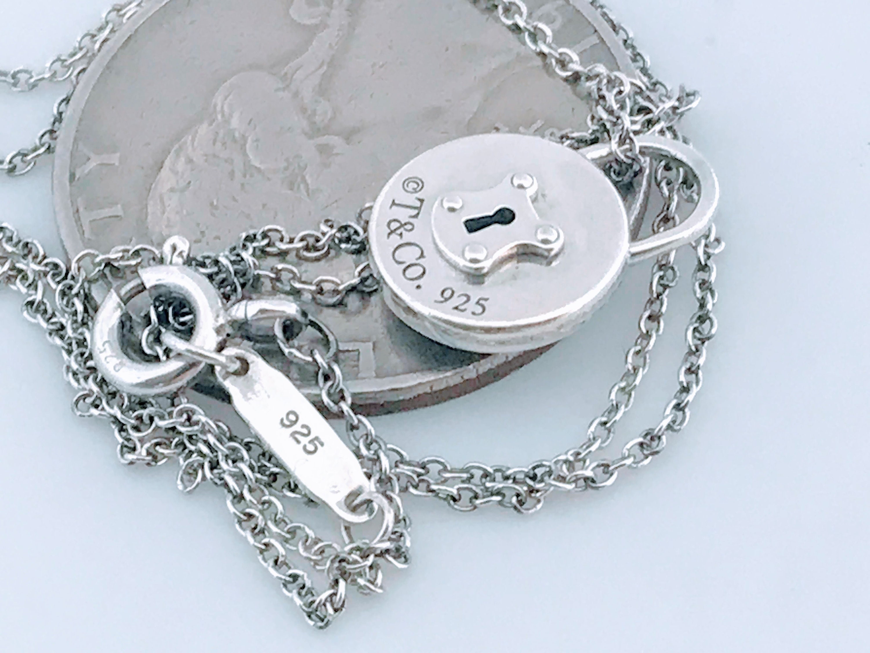 Tiffany and 2024 co padlock necklace