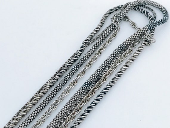 Silpada Sterling Silver Multi Strand Chain Neckla… - image 8