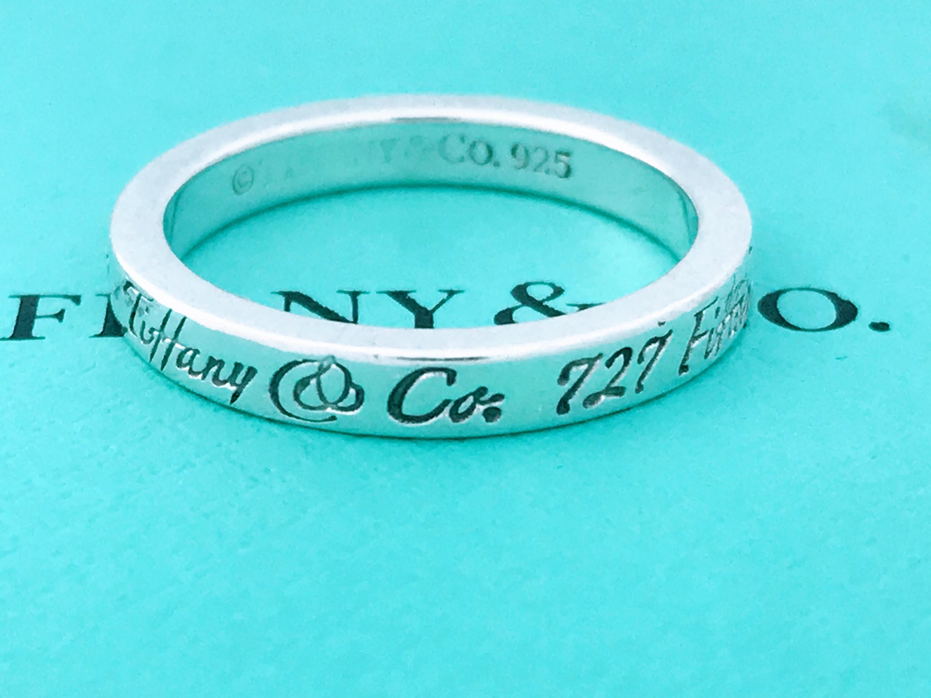 Tiffanys and Co Notes Ring - Etsy