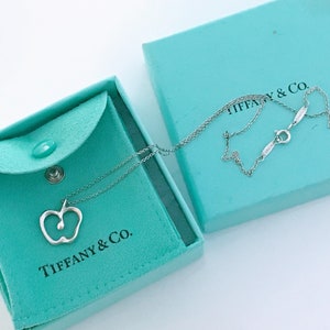 Authentic Tiffany & Co. Elsa Peretti Sterling Silver Apple