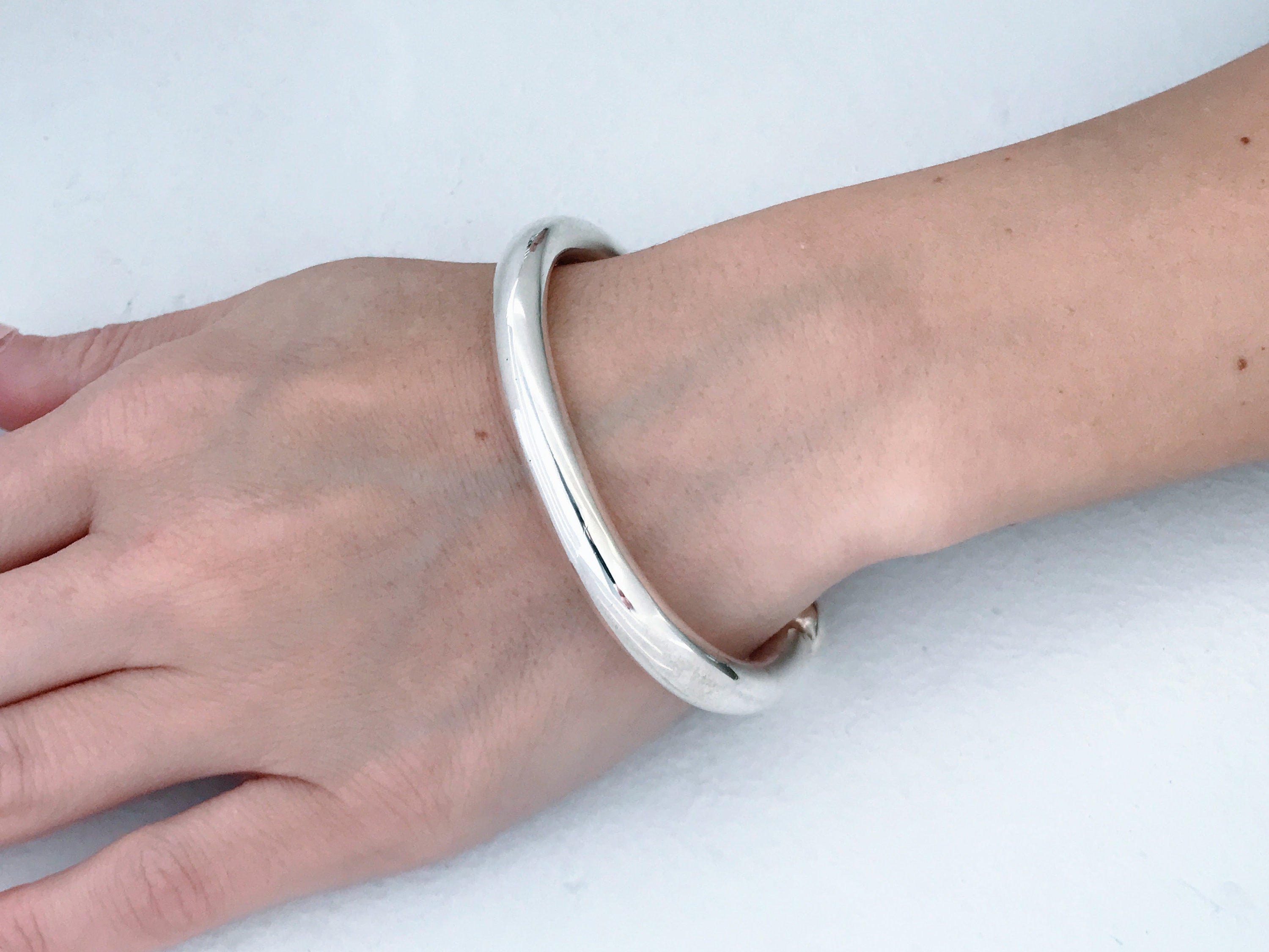 Retro Sterling Silver Big Bold Solid Sterling Silver Wrought Retro Sterling Silver Big Bold Solid Sterling Silver Wrought