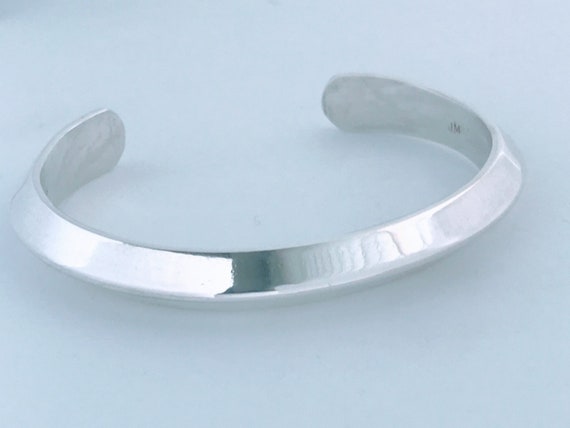 Jimmy Mason Vintage Native American Navajo Turquoise Inlay Sterling Silver Bracelet Jimmy Mason Vintage Native American Navajo Turquoise Inlay Sterling Silver Bracelet