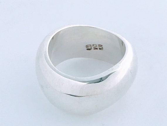 ヴィンテージ！Silver Chunky Bold Swirl Wave リング ヴィンテージ！Silver Chunky Bold Swirl Wave リング