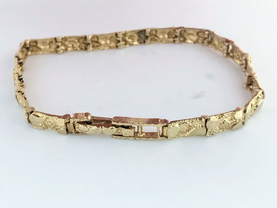 10k Gold Nugget Bracelet – D&D-Prestigious-Gold&Silver