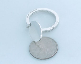 Tiffany Oval Tag Keyring キーリング Return to Tiffany®:Oval Tag Screwball Key Ring in Sterling Silver