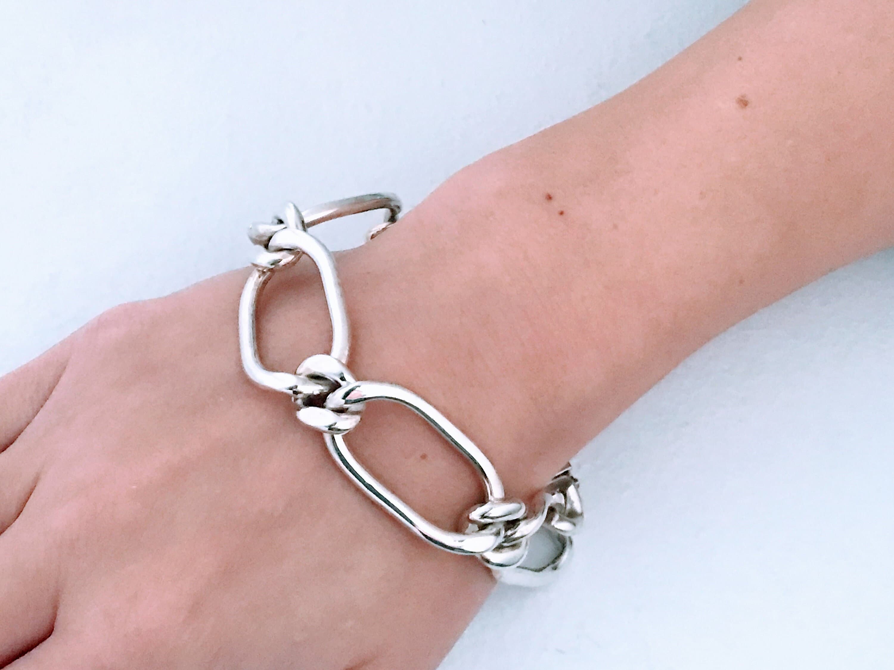 Vintage Taxco Mexico Big Heavy 925 Sterling Silver Chain Vintage Taxco Mexico Big Heavy 925 Sterling Silver Chain
